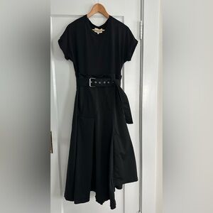 3.1 Phillip Lim Black Belted tshirt Dress
